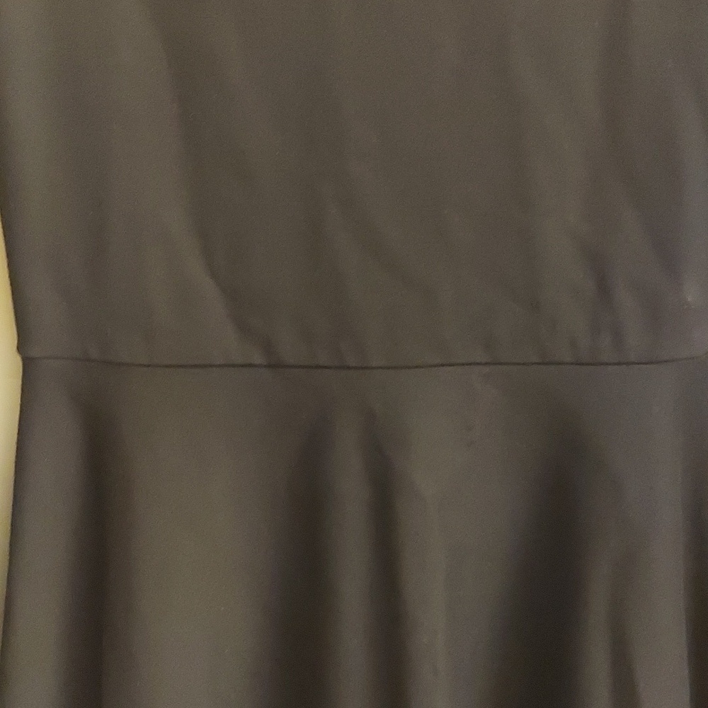 ALICE + OLIVIA Employed Black Fit and Flare Long Sleeve Bateau Neckline Dress … - Picture 4 of 11